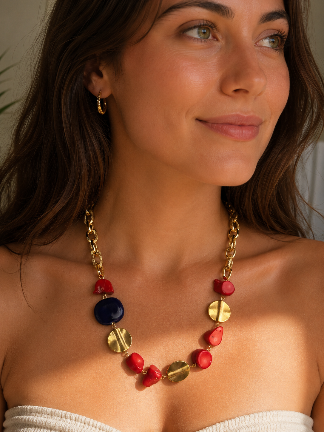 The Crimson Cosmos Necklace