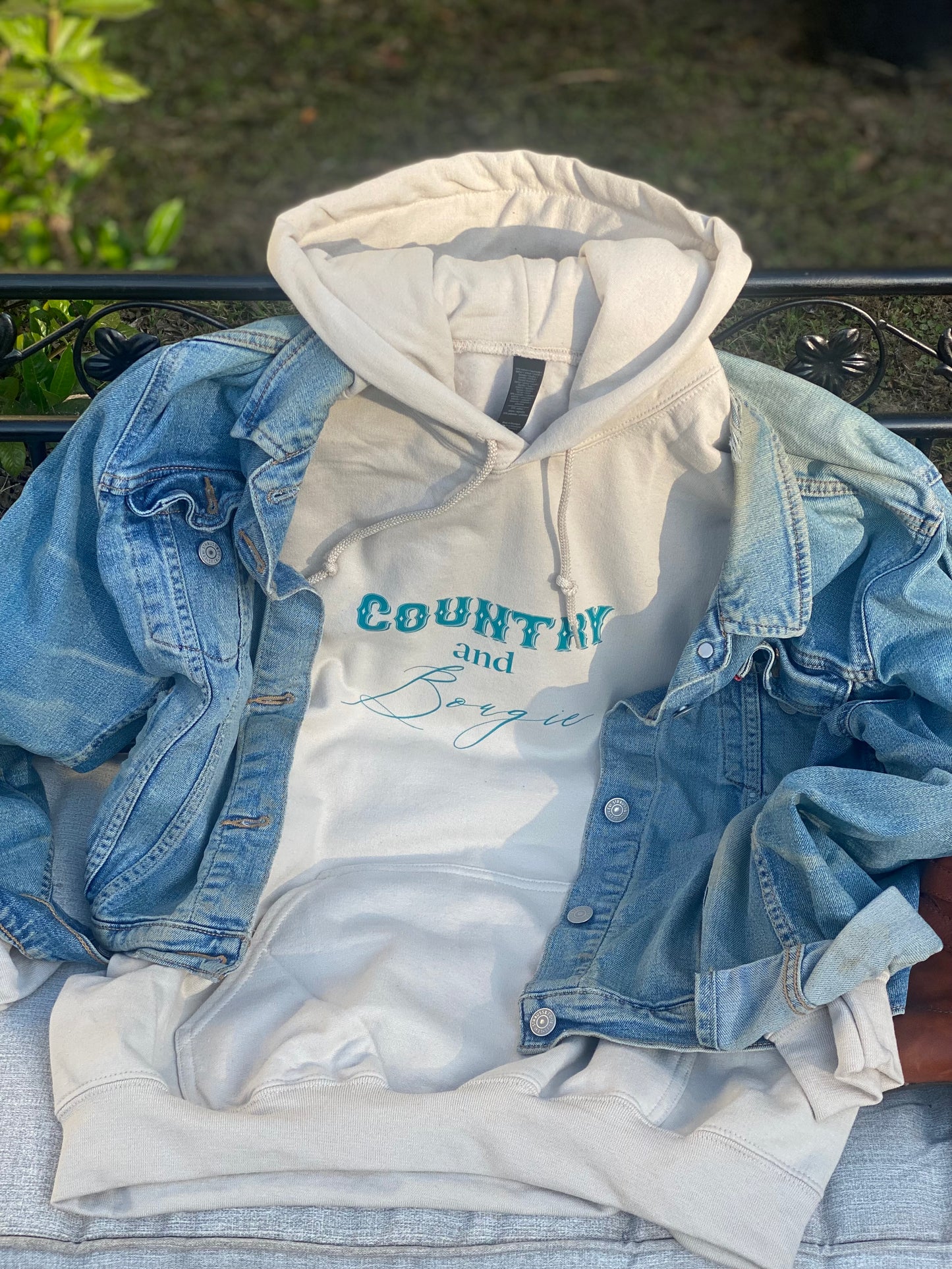 Red/White Country and Bougie Hoodie